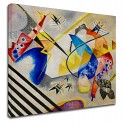 The framework Kandinsky - White Center - WASSILY KANDINSKY's White Center Painting print on canvas with or without frame