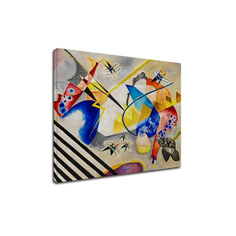 Quadro Kandinsky - Centro Bianco - WASSILY KANDINSKY White Center Quadro  stampa su tela canvas con o senza