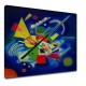 Le cadre Kandinsky - Peinture-Bleu - WASSILY KANDINSKY-Bleu Peinture d'impression d'Image sur la toile, avec ou sans cadre