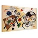 The framework Kandinsky - Unbroken Line - WASSILY KANDINSKY Unbroken Line Painting print on canvas with or without frame