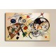 Le cadre Kandinsky - Ligne Ininterrompue - WASSILY KANDINSKY Ligne Ininterrompue de Peinture d'impression sur toile avec ou