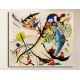 The framework Kandinsky - The bird - WASSILY KANDINSKY The Bird Painting print on canvas with or without frame