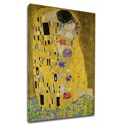 Bild: Klimt - Der Kuss - KLIMT The Kiss (Lovers) Bild drucken auf leinwand, leinwand mit oder ohne rahmen