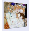 Bild Klimt - Mutter und Kind - KLIMT Mother and Child Bild drucken auf leinwand, leinwand mit oder ohne rahmen