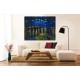 Painting Van Gogh - Starry Night over the Rhone - Van Gogh Starry Night on the Rhone Painting print on canvas with or without