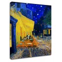 La peinture de Van Gogh - Terrasse du café le Soir de la Peinture d'impression sur toile avec ou sans cadre