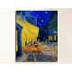 Painting Van Gogh - cafe Terrace in the Evening Painting print on canvas with or without frame