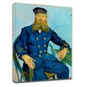 Painting Van Gogh - The Postman Joseph Roulin - Picture print on canvas with or without frame