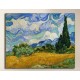 La pintura de Van Gogh - Campo de Trigo con Cipreses Pintar imprimir en lienzo, con o sin marco