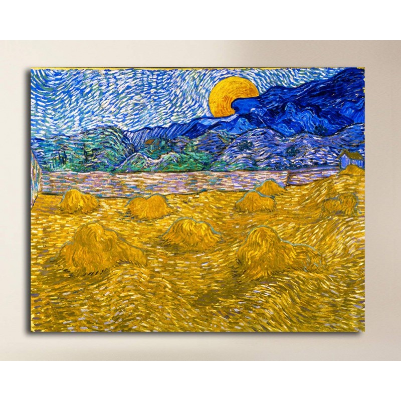 ✨ Quadro su tela 🖼️ Paesaggio Con Casa E Contadino Van Gogh Vincent :  scopri la bellezza dell'arte stampata
