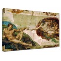 Quadro Michelangelo - Giudizio Universale - Michelangelo Buonarroti - Quadro stampa su tela canvas con o senza telaio