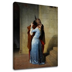 La peinture de Francesco Hayez - Le Baiser - Photo impression sur toile avec ou sans cadre