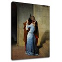 La peinture de Francesco Hayez - Le Baiser - Photo impression sur toile avec ou sans cadre