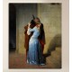 La peinture de Francesco Hayez - Le Baiser - Photo impression sur toile avec ou sans cadre