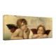 Painting Raphael Angels Sistine Madonna Cherubini - Picture print on canvas with or without frame