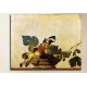 Image Caravage - corbeille de Fruits - nature morte - Peinture impression sur toile avec ou sans cadre