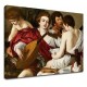 Rahmen Caravaggio - I Musici - Concerto von Michelangelo Merisi - Bild-druck auf leinwand, leinwand mit oder ohne rahmen