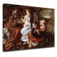 Picture Caravaggio - Rest during the flight into Egypt - Painting-print on canvas with or without frame