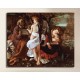 Picture Caravaggio - Rest during the flight into Egypt - Painting-print on canvas with or without frame