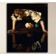 Image Caravage - Narciso - Michelangelo Merisi - Photo impression sur toile avec ou sans cadre