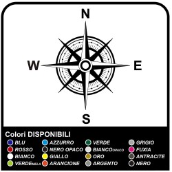 Adhesives-wind Rose Compass Sticker for off-road vehicle Stickers Side decals