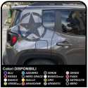 stickers for jeep renegade STAR military Worn effect for rear pillar stickers decals US ARMY