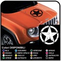 adesivo per cofano renegade stella da apporre sul cofano effetto consumato sticker decals