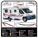 adesivi CAMPER grafica Set CAMPER VAN ROULOTTE - grafica 04