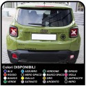 adesivi per baule posteriore portellone renegade stella militare con scritta US ARMY e scritta matricola militare jeep renegade