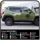 KIT COMPLETO adesivi stella militare renegade scritta US ARMY per Jeep Wrangler JK 3 adesivi renegade adesivi wrangler US ARMY