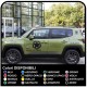 KIT COMPLETO adesivi stella militare renegade scritta US ARMY per Jeep Wrangler JK 3 adesivi renegade adesivi wrangler US ARMY