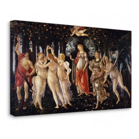 The framework Klimt - The tree of Life - The Tree of Life - Picture print on canvas with or without frame