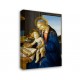 Quadro Botticelli La Madonna del Libro - Madonna con Bambino di Sandro Botticelli - Stampa su Tela Canvas con o Senza Telaio