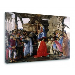 Quadro L'Adorazione dei Magi di Sandro Botticelli - Adoration Magi - Botticelli Stampa su Tela Canvas con o Senza Telaio 