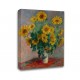 Quadro Monet - Bouquet des soleils - Bouquet di Fiori - Claude Monet - Stampa su Tela Canvas con o Senza Telaio