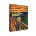 The framework The Scream, 1910 - Picture Scream by Munch - Painting print on canvas with or without frame