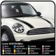 Aufkleber für mini cooper klebestreifen motorhaube mini Bonnet Stripes - bänder, selbstklebende motorhaube einfarbige kanten