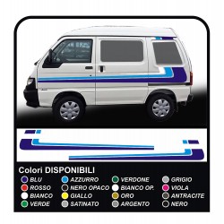 aufkleber für Piaggio Porter van-grafiken, die vinyl-aufkleber-abziehbilder-streifen Set VAN WOHNWAGEN Wohnmobil und