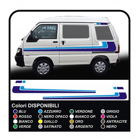 autocollants pour Piaggio Porter graphiques de vinyle autocollants décalques rayures VAN CARAVANE, Autocaravane