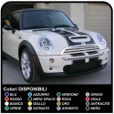 Stickers HOOD MINI COOPER S bands HOOD UNIVERSAL FOR ALL MODELS adhesive strips mini cooper