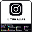 ADESIVI INSTAGRAM + TUO ALIAS (NOME)