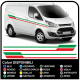 Adhesivos de TRÁNSITO de M-SPORT Lado Van los gráficos van pegatinas calcomanías de rayas ford transit custom turneo