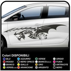 Adhesive Side Self adhesive Strips Car Dragon Stickers Dragon Tribal cm 170
