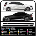 Auto adhesivo lateral DEPORTE de carreras Tuning Racing stripes calcomanías de coches