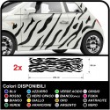 Auto-aufkleber grafik zebrata Camouflage Zebra streifen Safari dekoration auto tuning decals