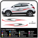 Adesivi per auto suv crossover ed auto di medie dimensioni Tuning Tribal cm220 BICOLORE camper van roulotte