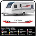 Adesivi per roulotte, camper auto furgoni Caravan Sticker tuning grafica decorativa camper e roulotte cm120