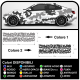 Adesivi auto mimetici Camouflage kit decorazione auto US ARMY effetto mimetico universale  Sticker decorazione Tuning Camo