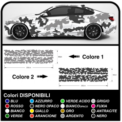 Adhesivo coche de camuflaje Camuflaje kit de decoración de coches de EJÉRCITO de los estados unidos efecto camuflaje universal