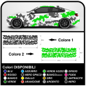 Der aufkleber für die fahrzeugseite auto-camouflage-grafik, US-ARMY-militär-aufkleber camouflage ZWEIFARBIG Sticker decals